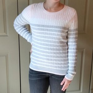 🌻Croft&Barrow Striped Long Sleeve Soft Sweater